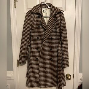 J. Crew Wool Herringbone Coat